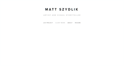 Desktop Screenshot of mattszydlik.com